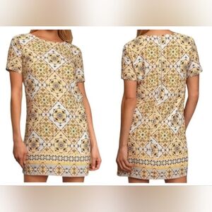 Lulus Floral Yellow & White Mini Dress Size XS